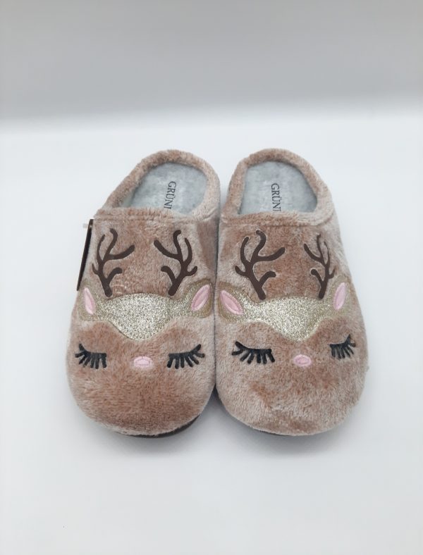 PANTOFOLE NATALIZIE CON RENNA FAYE GRUNLAND DONNA