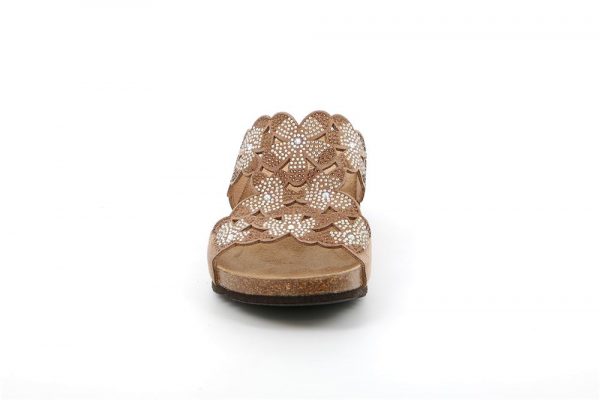 CIABATTA FASCIATA FLOREALE MEMI GRUNLAND DONNA - immagine 3
