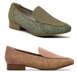 MOCASSINO IN RAFFIA CON PATTINA CAPRICE DONNA