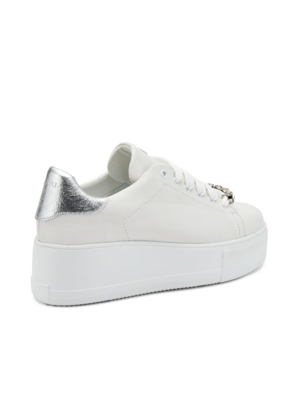 SNEAKER ALLACCIATA CON GIOIELLO  PLATFORM FRAU DONNA - immagine 3