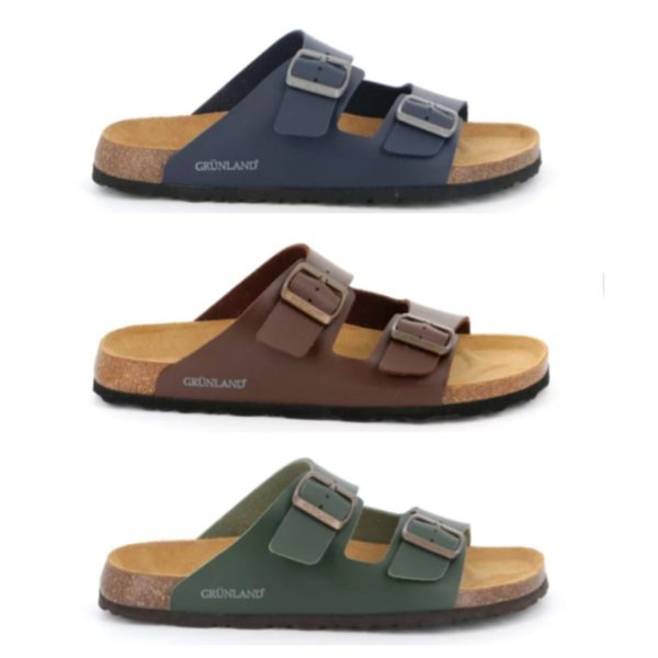 CIABATTA A DUE FASCE MODELLO BIRKENSTOCK BOBO GRUNLAND UOMO