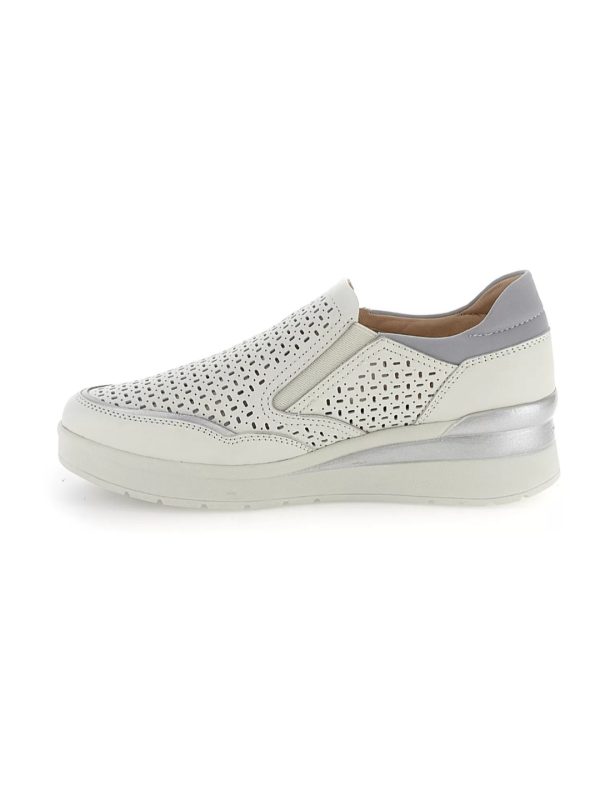 SLIP ON CON ZIP LATERALE CREAM 50 STONEFLY DONNA - immagine 3