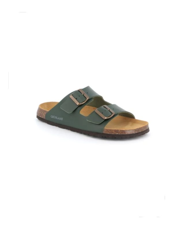 CIABATTA A DUE FASCE MODELLO BIRKENSTOCK BOBO GRUNLAND UOMO - immagine 12