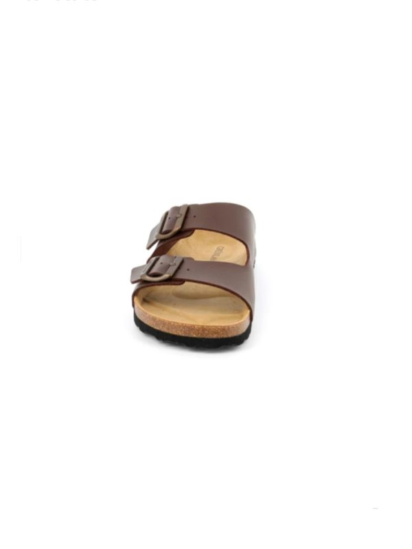 CIABATTA A DUE FASCE MODELLO BIRKENSTOCK BOBO GRUNLAND UOMO - immagine 5