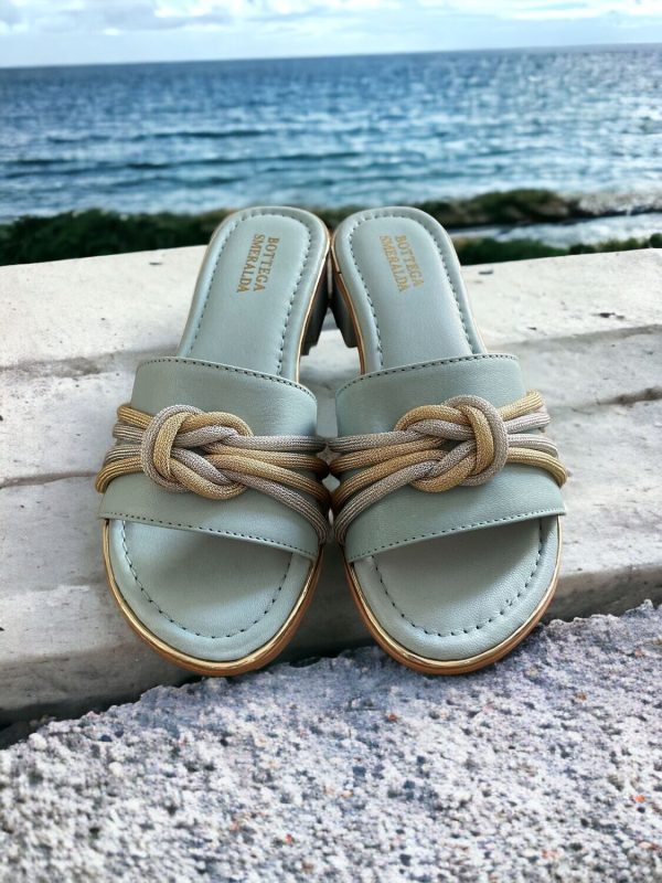 SCALZATO CON TACCO BOTTEGA SMERALDA