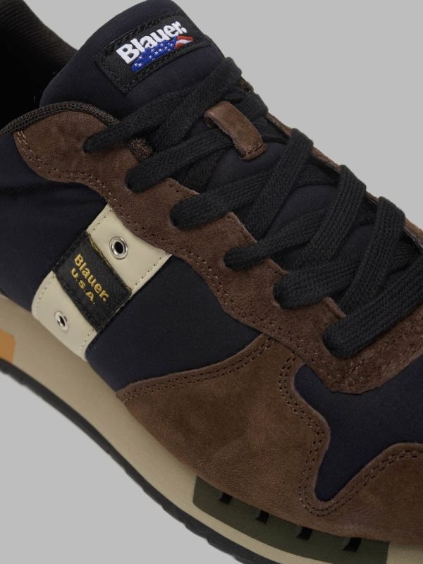 SNEAKERS ALLACCIATA QUEENS BLAUER UOMO - immagine 5