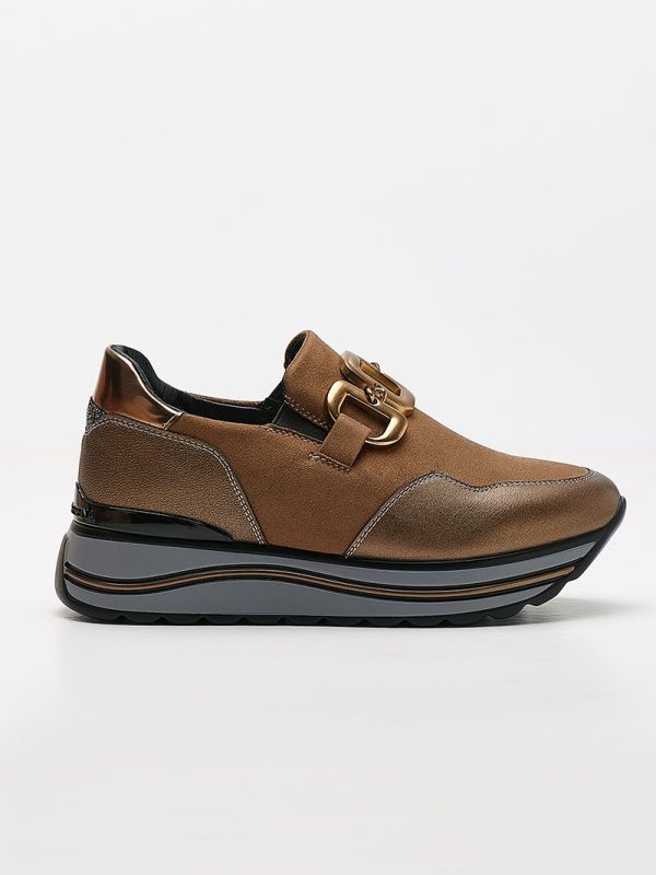 SNEAKERS SENZA LACCI CON MORSETTO DONNA SERENA