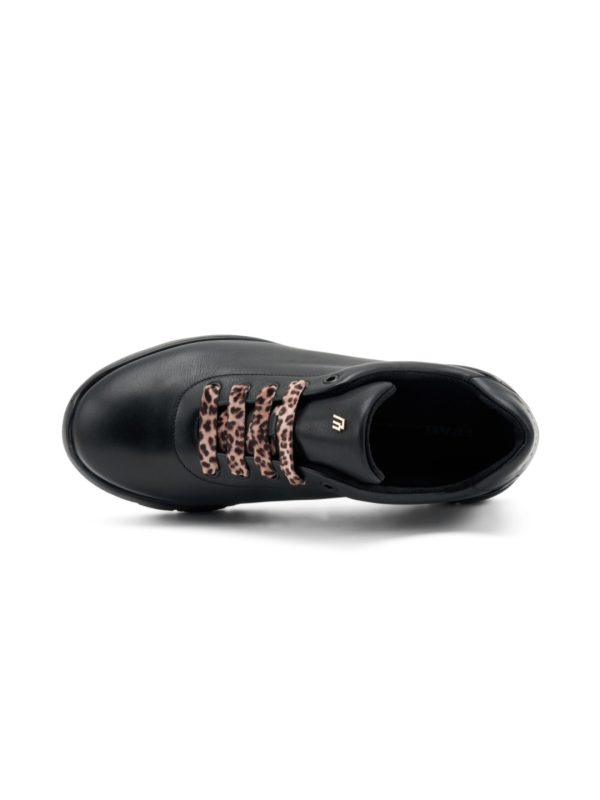 SNEAKERS CON LACCIO ANIMALIER FRAU DONNA - immagine 4