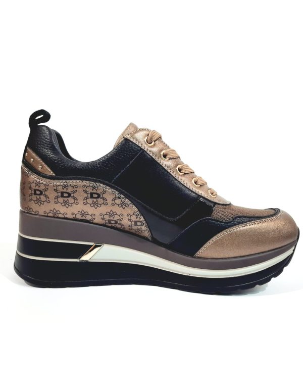 SNEAKERS CON LACCI E ZIP LATERALE DONNA SERENA - immagine 3