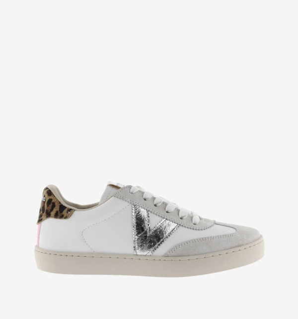 SNEAKERS BASSE BERLIN CON INSERTO ANIMALIER VICTORIA DONNA