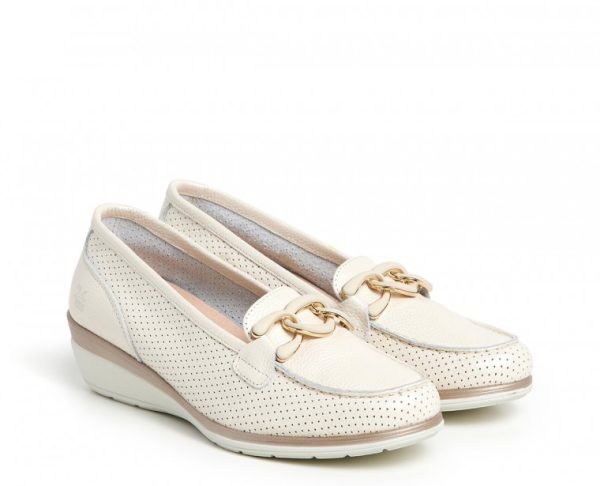 MOCASSINO CON MORSETTO A CATENA Z4 24HRS DONNA