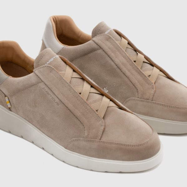 SNEAKERS A SLIP ON CON LACCI ELASTICI HOVER AMBITIOUS UOMO - immagine 4