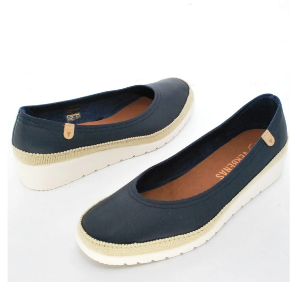 ESPADRILLAS A BALLERINA IN PELLE TATI VERBENAS DONNA