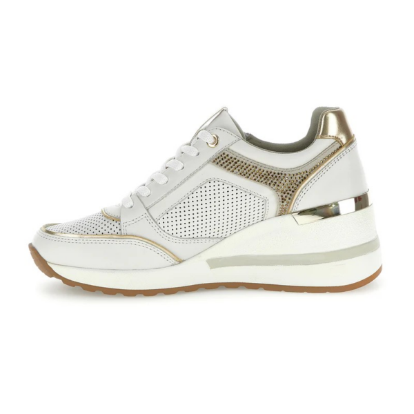 SNEAKERS ALLACCIATA E ZIP LATERALE CON ZEPPA 4 MINA STONEFLY DONNA - immagine 4
