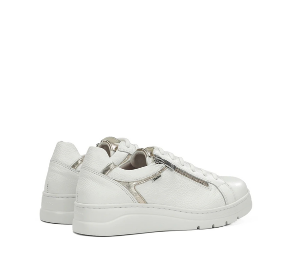 SNEAKERS ALLACCIATA CON ZIP LATERALE POMPAS FLUCHOS DONNA - immagine 6