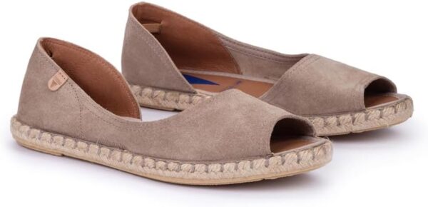 ESPADRILLAS CON PUNTA APERTA CRUZ VERBENAS