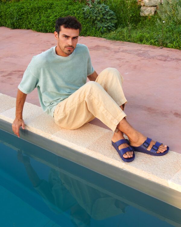 CIABATTA MODELLO BIRKENSTOCK IN GOMMA DATO GRUNLAND UOMO - immagine 5