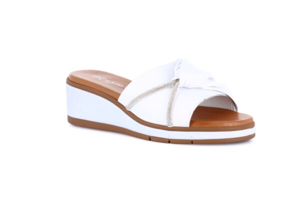 CIABATTA FASCIATA CON FASCE BRILLANTINATE FLOK GRUNLAND DONNA