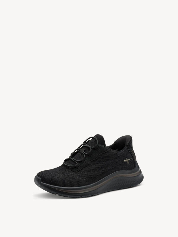 SNEAKERS IN TESSUTO BRILLANTINATO CON LACCI ELASTICI TAMARIS CONFORT
