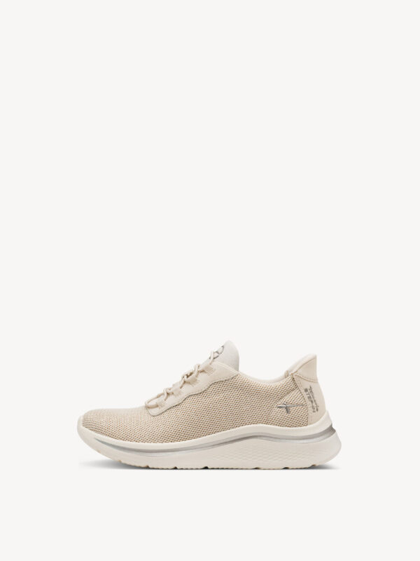 SNEAKERS IN TESSUTO BRILLANTINATO CON LACCI ELASTICI TAMARIS CONFORT