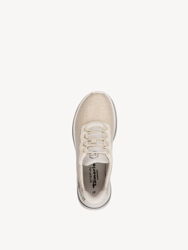 SNEAKERS IN TESSUTO BRILLANTINATO CON LACCI ELASTICI TAMARIS CONFORT - immagine 4