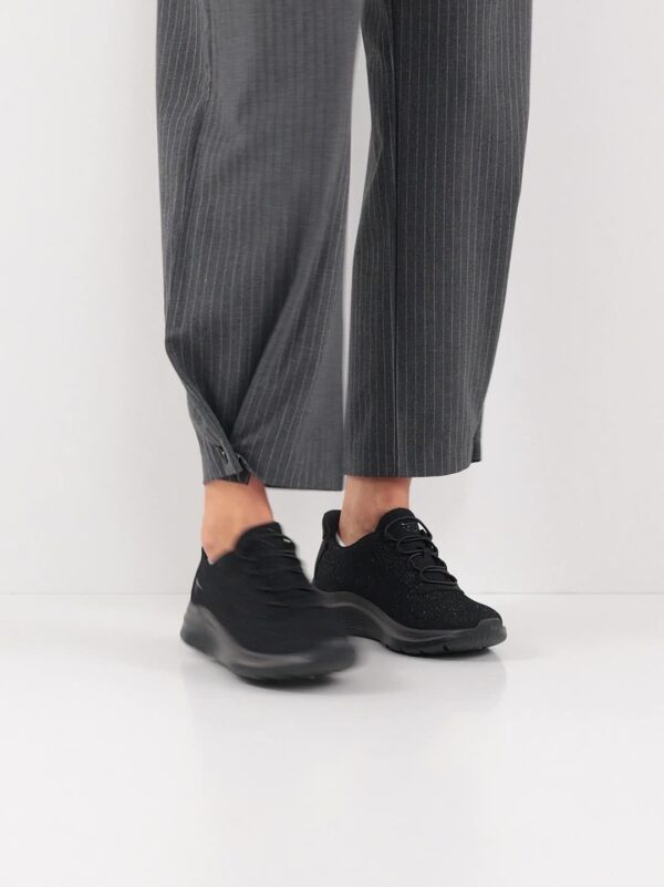 SNEAKERS IN TESSUTO BRILLANTINATO CON LACCI ELASTICI TAMARIS CONFORT - immagine 8