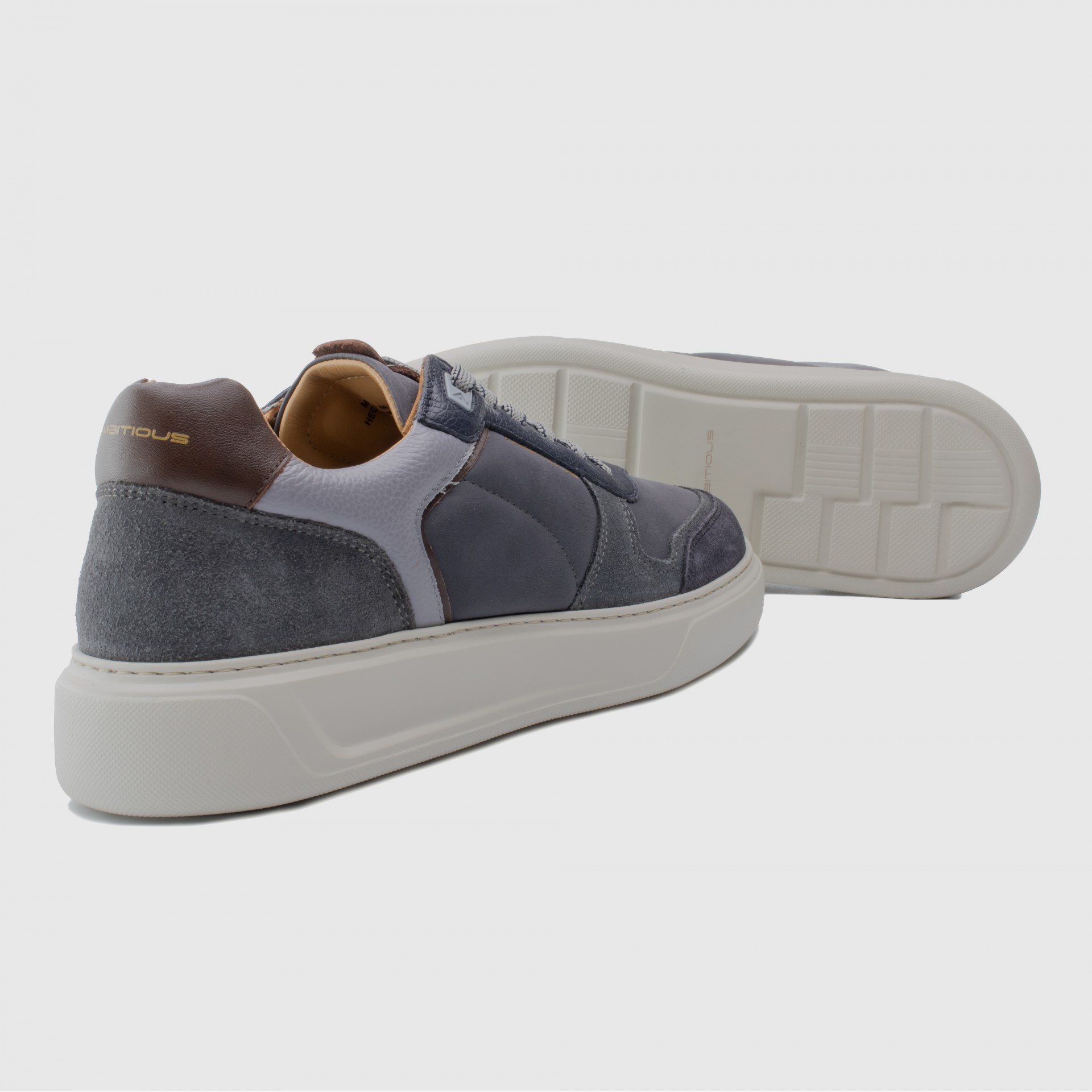 SNEAKERS ALLACCIATA KIT Panel Low-Top AMBITIOUS UOMO - immagine 4