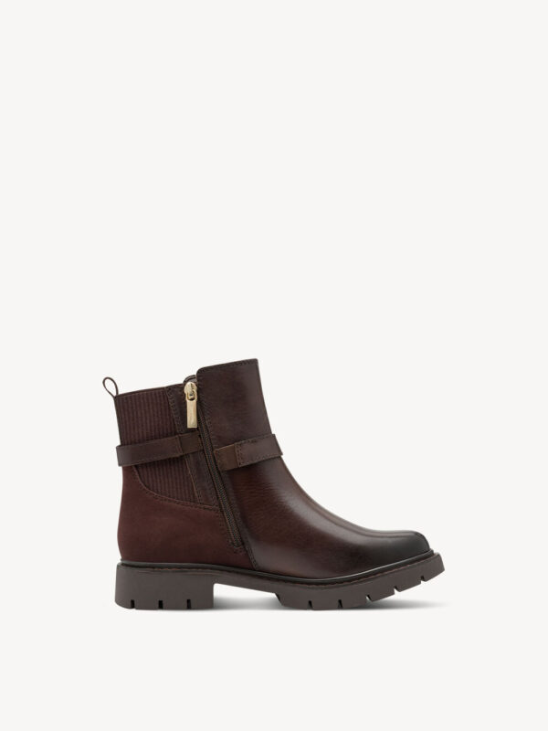 TRONCHETTO TACCO 3 CON DOPPIE FIBBIE E ZIP LATERALE TAMARIS COMFORT - immagine 4