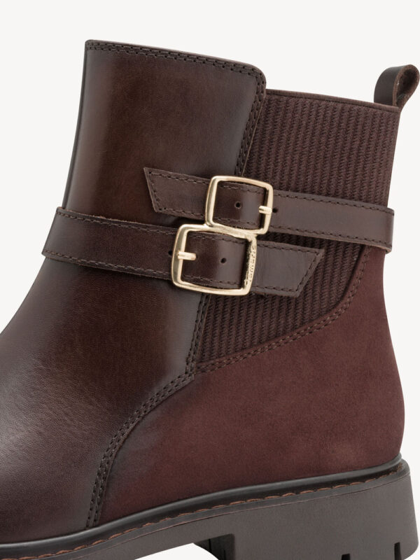TRONCHETTO TACCO 3 CON DOPPIE FIBBIE E ZIP LATERALE TAMARIS COMFORT - immagine 3