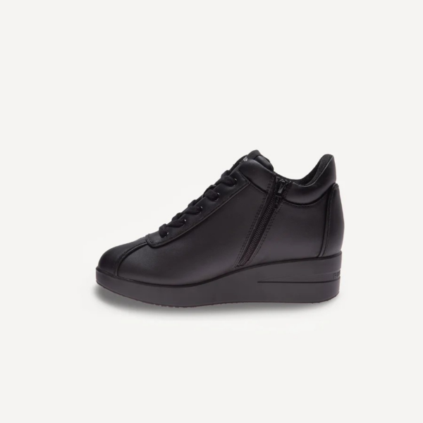 SNEAKERS ALLACCIATA E ZIP LATERALE CON ZEPPA MINNIE RUCOLINE - immagine 3