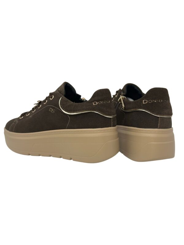 SNEAKERS ALLACCIATA E ZIP LATERALE CON PLATFORM DONNA SERENA - immagine 6