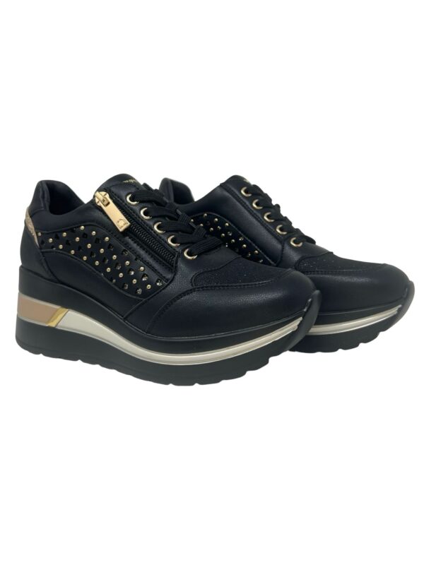 SNEAKERS ALLACCIATA CON ZIP LATERALE DONNA SERENA