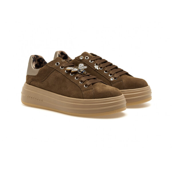 SNEAKERS STRINGATA LILLA APEPAZZA