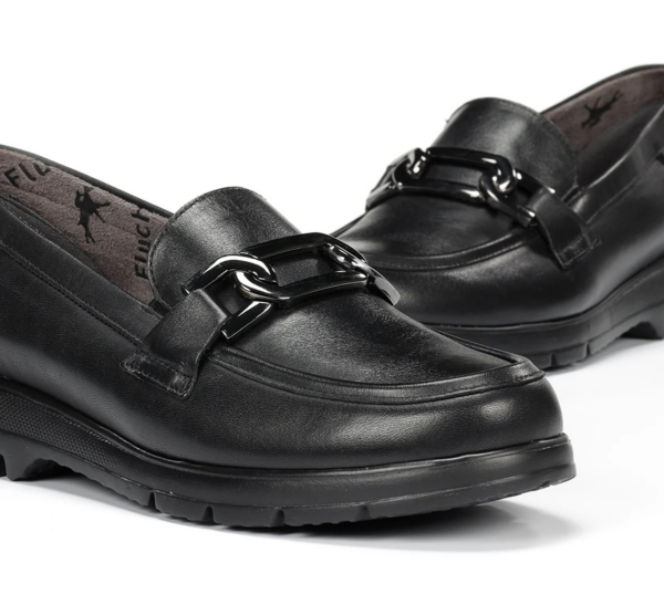 MOCASSINO CON MORSETTO A CATENA GLADIS FLUCHOS DONNA - immagine 6