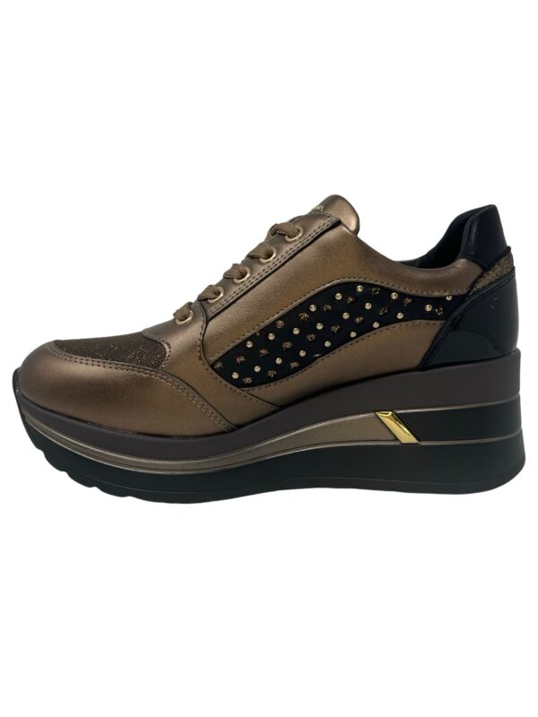 SNEAKERS ALLACCIATA CON ZIP LATERALE DONNA SERENA - immagine 4