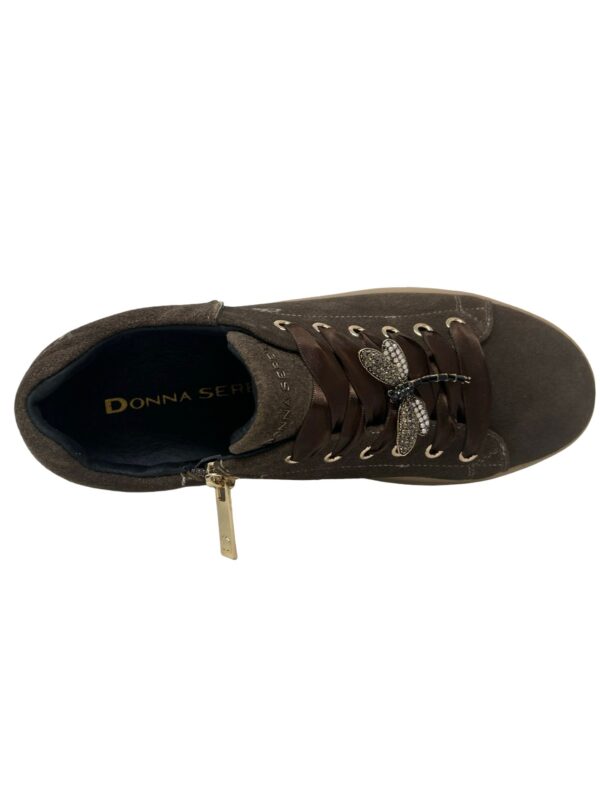 SNEAKERS ALLACCIATA E ZIP LATERALE CON PLATFORM DONNA SERENA - immagine 5