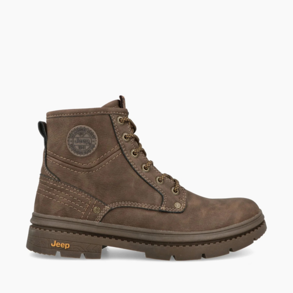 STIVALETTO STRINGATO CON ZIP LATERALE TUAREG BOOT JEEP UOMO