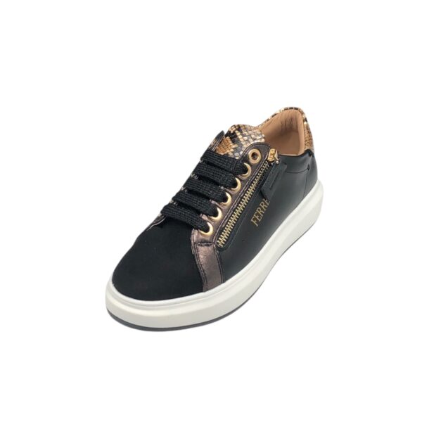 SNEAKERS ALLACCIATA CON ZIP LATERALE FERRE MILANO