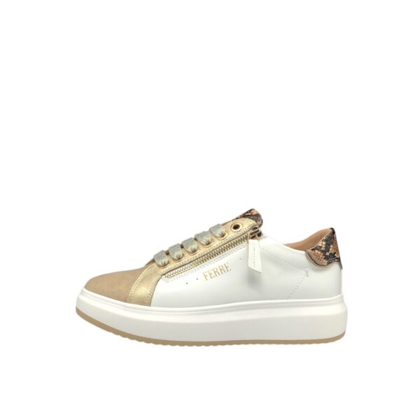 SNEAKERS ALLACCIATA CON ZIP LATERALE FERRE MILANO