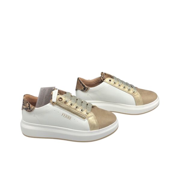 SNEAKERS ALLACCIATA CON ZIP LATERALE FERRE MILANO