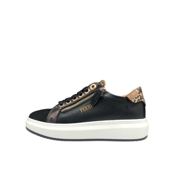 SNEAKERS ALLACCIATA CON ZIP LATERALE FERRE MILANO