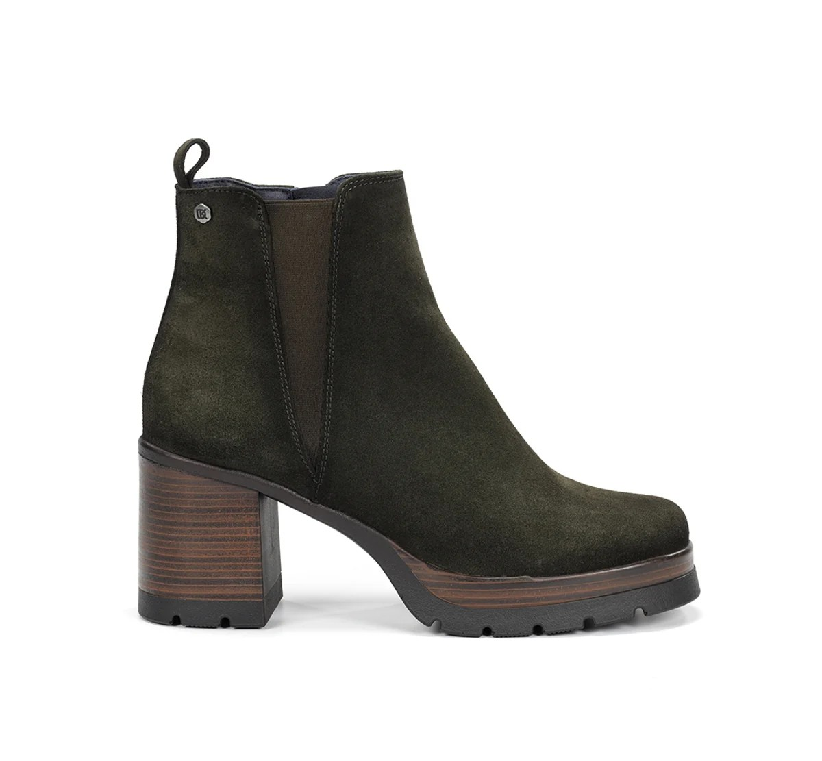 TRONCHETTO CON TACCO 8 E PLATEAU SAFE DORKING BY FLUCHOS DONNA