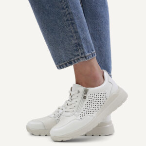 SNEAKER ALLACCIATA CON ZIP LATERALE CAPRICE DONNA