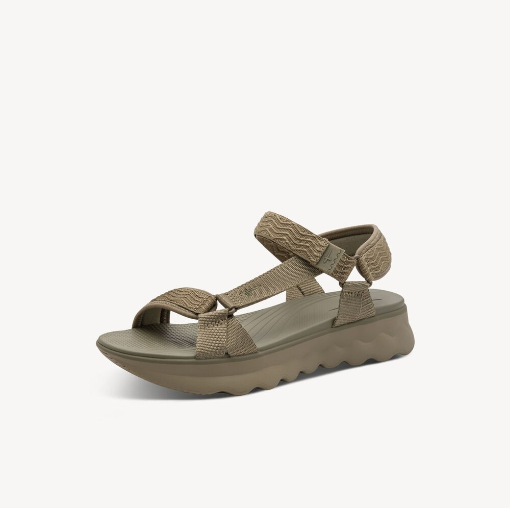 SANDALO CON PLATFORM VEGAN TAMARIS