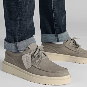 SCARPA STRINGATA IN TELA POLDEN MOC CLARKS UOMO