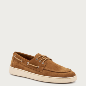 SCARPA ALLACCIATA IN CAMOSCIO MODELLO BARCA FRAU UOMO 24B7