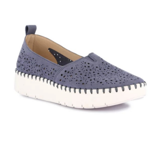 MOCASSINO SLIP ON FORATO CON ZEPPA SILI GRUNLAND DONNA 6183